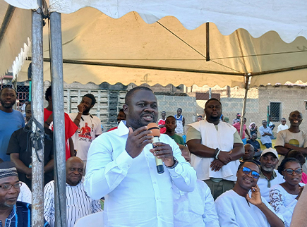 GJA President supports over 500 households at Christmas 