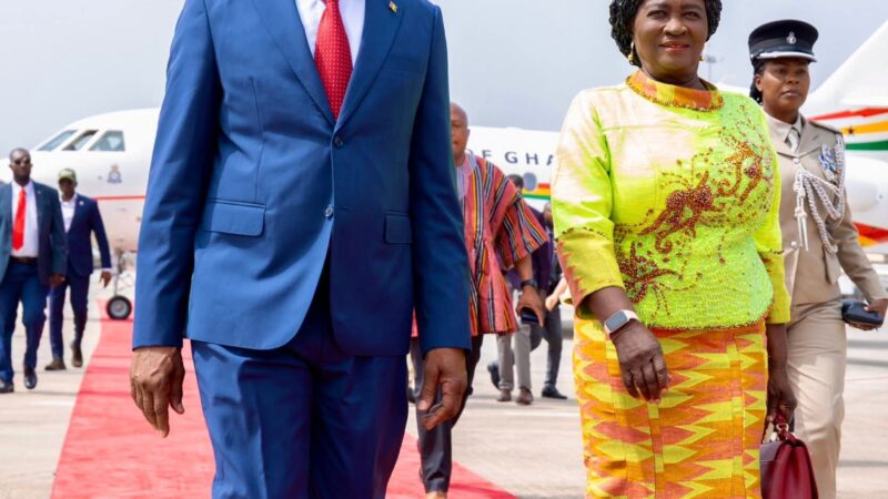 Vice President Opoku-Agyemang attends swearing-in of Guinean President Doumbouya