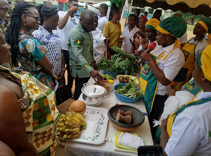 Health Directorate organises food demonstration to promote locally prepared diets