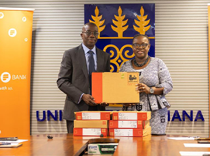 Fidelity Bank supports University of Ghana with 50 laptops