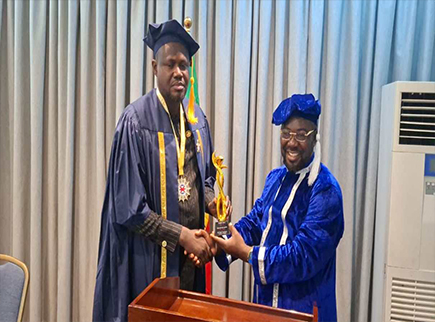 Nkwanta South MCE earns top economic leadership honour