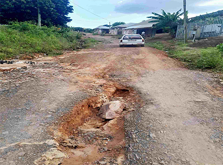 Residents of Otwiso calls urgent fixture of Otwiso Yoyin road