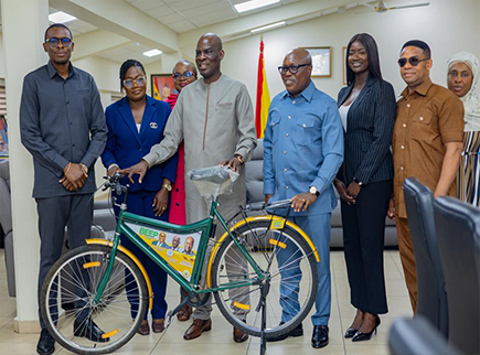 TVET Students Assemble Bicycle in Accra