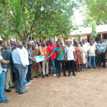 Adaklu DCE hands over sites for the construction of school projects to contractors