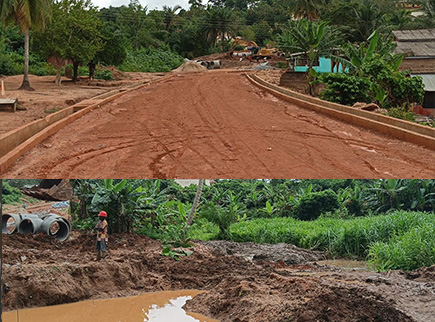 Ajumako Amia residents stranded as bridge works cut off community
