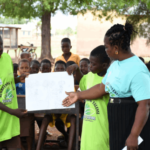 Pupils use poster drawings to campaign against deforestation, promote FMNR in Talensi