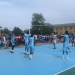 Kacstone Records commissions volleyball court, donates sports equipment to Paga SHS