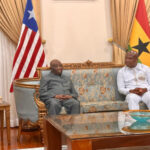 Liberian Leader departs Accra after participating in Next Steps Conference