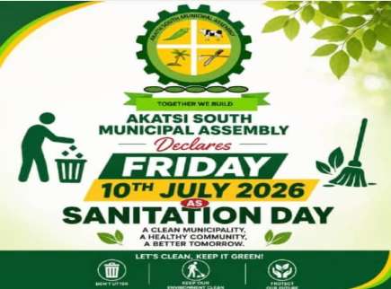 Akatsi South sets July 10 for municipality-wide clean-up exercise