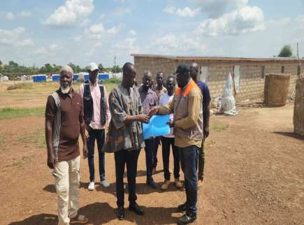 World Vision hands over two sanitation projects at Zini for construction