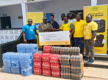 MTN Ghana donates cash, assorted drinks towards support Dumba Festival