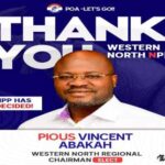 Pious Abekah elected NPP Western North Regional Chairman