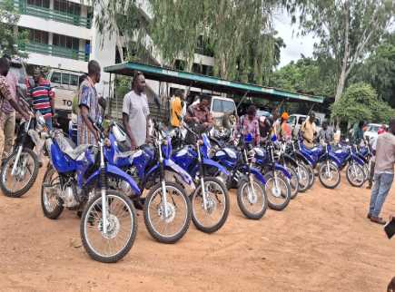 Upper East takes delivery of 28 motorbikes under FSRP