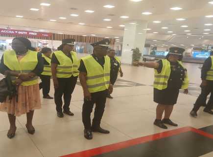 Customs explains red, green channels at Accra International Airport